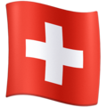 Facebook 14.0上的旗: 瑞士